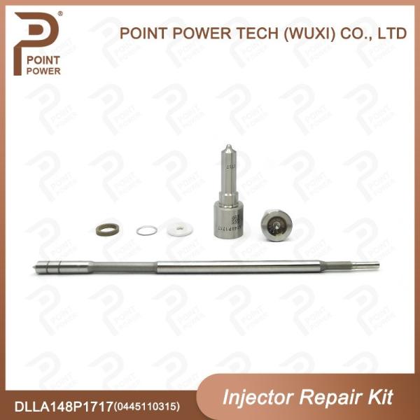 0445110315 Kit de reparação de injetores da Bosch Com DLLA148P1717 Partes de bico comum
