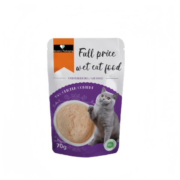 Pouch Shaped Pet Food Packaging Safe UV Resistant And Easy Tear