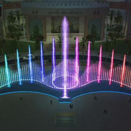 programmeur d'ordinateur buse de pulvérisation d'eau parc musique fontaine d'eau