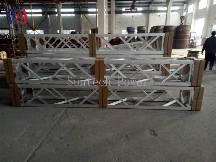 Inner Suspended Lattice Gin Pole 8-32m Aluminum Alloy Tower Erection Tools