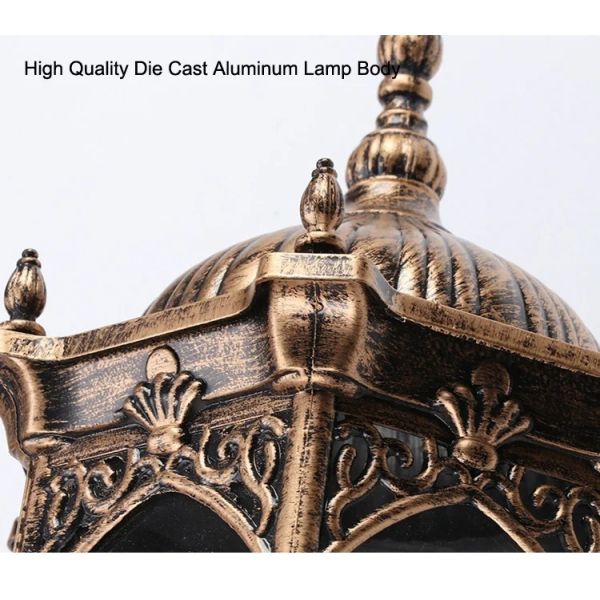 Retro Outdoor Waterproof Antirust E27 Wall Lamp Garden Gateway wall Sconce(WH-VR-123)