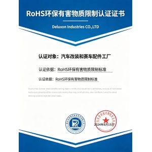 Hefei Deluxon Machining CO.,LTD Certifications
