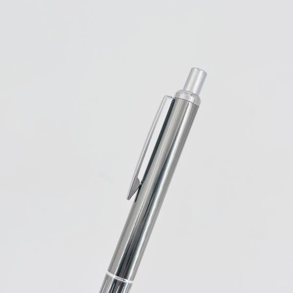 Office Stationery Aluminum Press Ballpoint Pen 1.0mm Fluent Writing Custom Logo Ball Pen