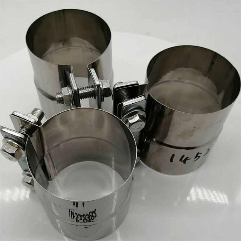 Muffler Clamp VOE14528382 EC135B EC140B EC160B EC180B EC210B EC210D for Excavator Exhaust System Clamp 14528382