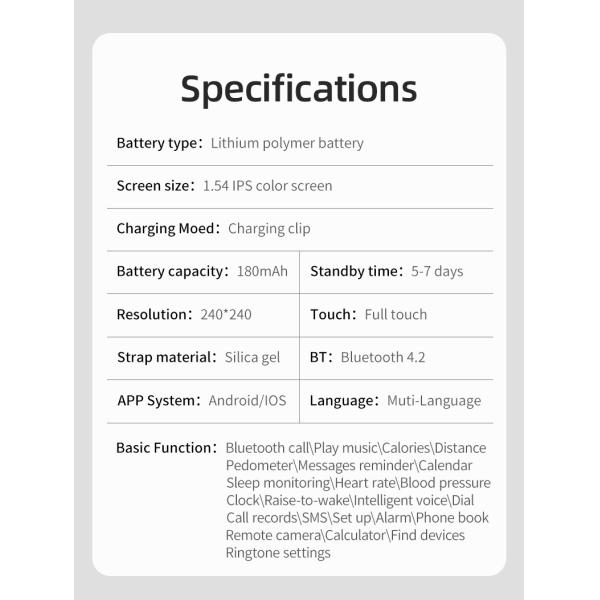 T500 плюс Smartwatch звонка экрана касания женщин 1.54inch людей для телефона T500+ Pro v T500+ IOS андроида плюс HW16 X6 K6 умное