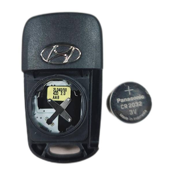 HN008214 Hyunda Azera 2011 Genuine Flip Remote Key 3 Buttons 433MHz 95430-2L600