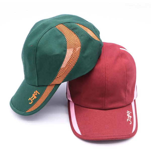 Custom Logo Sports Hat Mesh Running Gorras High Quality Curved Brim Breathable Sports Caps