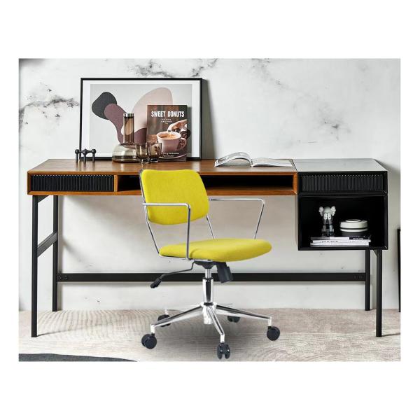 Centre Tilt Ergonomic Home Office Chairs Leatherette Swivel Chair