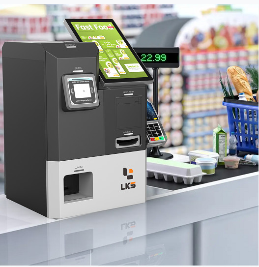 Self Ordering Machine All In One Payment Kiosk In Restaurants Fast Food Store Bakery