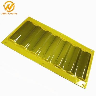 Dustproof Plastic Yellow / Blue Delineator Sign Sheet For Tunnel Road Construction