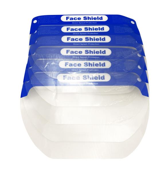 Anti Splash Clear Full Face Safety Shield Vision For Hospital Medical Use