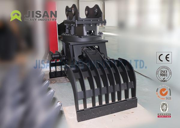 Demolition Hydraulic Gripper , Excavator Attachment Demolition Grapple