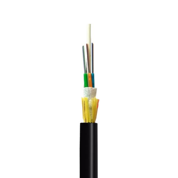 ADSS 6 12 48 96 câble optique de fibre du non-métal FPR du mode unitaire G652D de noyau