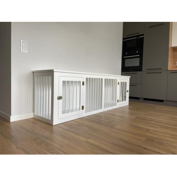 Мебели конуры собаки двойной двери кровать клети собаки деревянной деревянная устойчивая