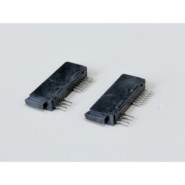 High-Reliability SATA 13Pin 180° Solder Wire Female Connector 1.27mm Pitch | Electrical Signal & Power Terminal Connector for Server, Automotive & Custom Wire Cable Transmission