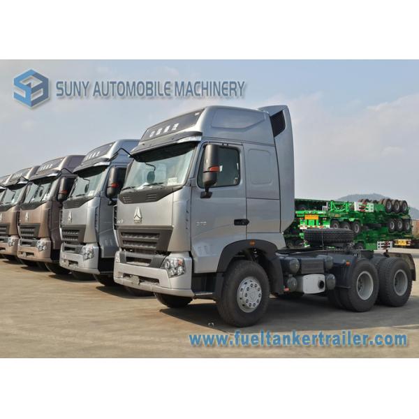 420 HP Sinotruk HOWO A7 Tractor Truck Heavy Prime Mover AMT Gearbox Diesel Fuel Type