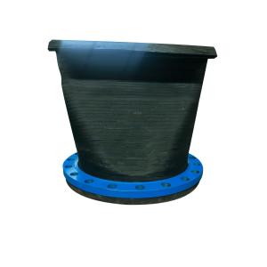 DN600 PN16 Weather Resistant Rubber EPDM Flanged Duckbill Non Return Valve
