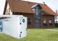 220v, 7kw, pompe à chaleur côté-soufflée miniature sans canal à la chaleur 160L/h de salle de bains à hautes températures de pompe