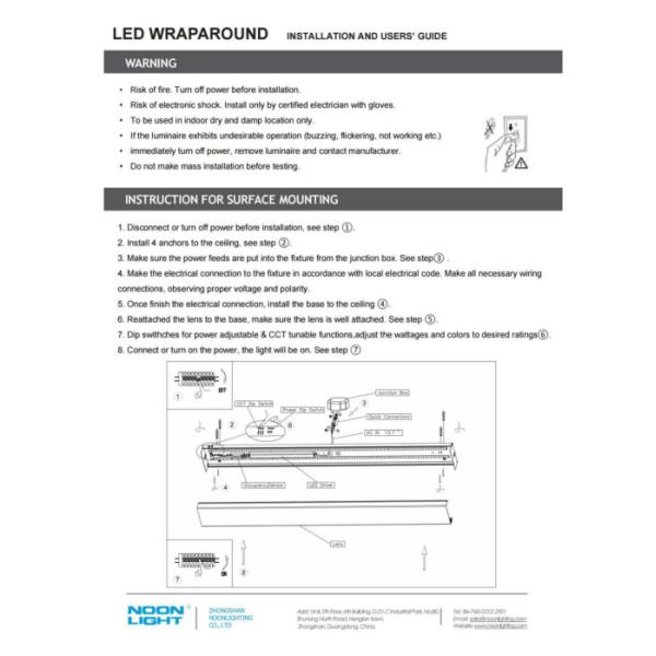 обруч 1600-3500lm Dimmable вокруг светов гаража сила 1 x 4 регулируемая