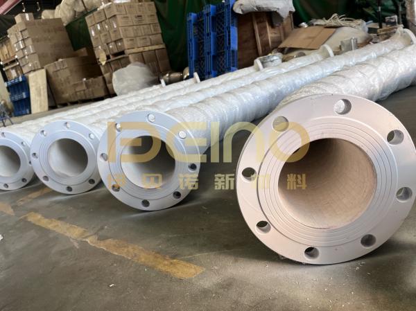 Industrial Wear Resistant Ceramic Pipe Bending Alumina Ceramic Lined Pipe