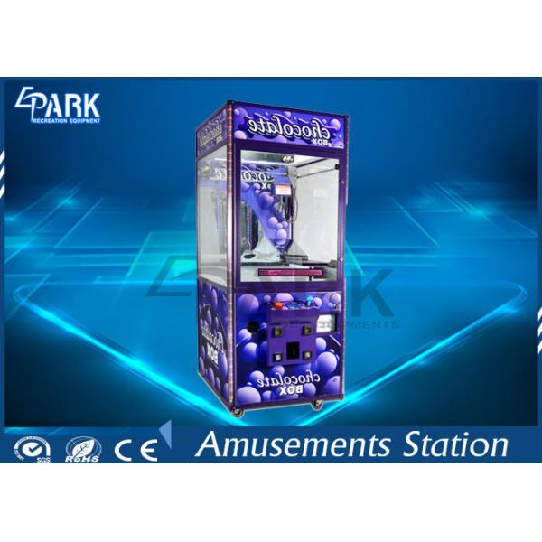 Easy Management Crane Game Machine Hardware / Plastic / Wood Material