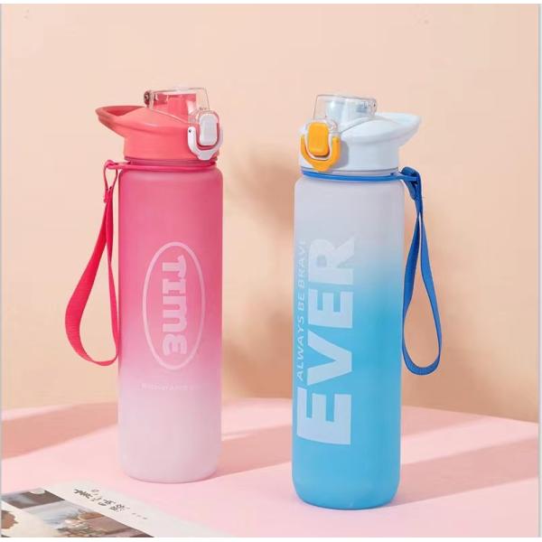 Upgrade Your Gym Gear with Our 1L Plastic Sports Water Bottle Leak Proof and Durable