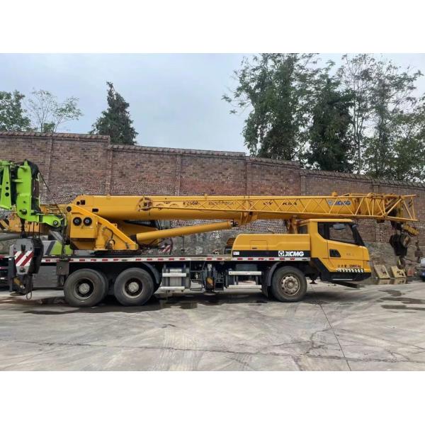 25K5a Hydraulic Truck Crane with 5 Boom Sections and ISO9001 Certified Used Equipment