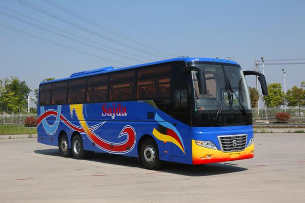 LHD/RHD 68+1 seats  Weichai 375HP Euro3 Luxury Coach Bus  YBL6121T for Sale