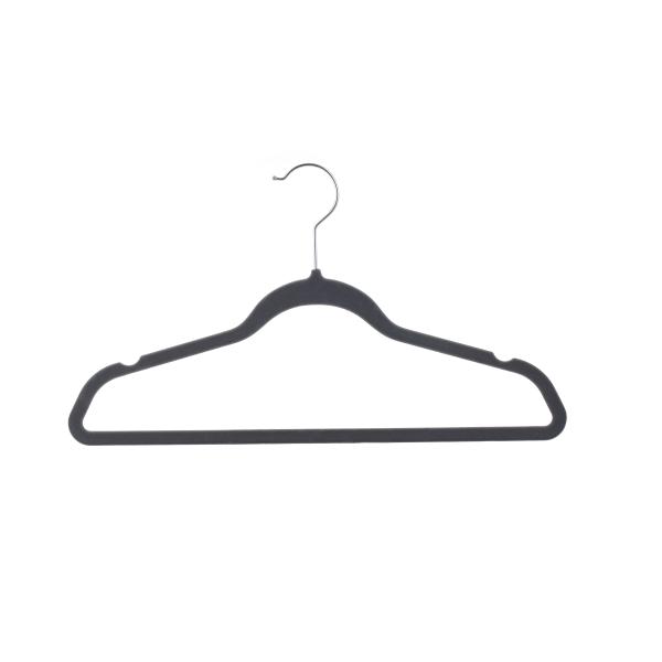 360 Degree Slim Velvet Hangers , Non Slip Slim Flocked Hangers