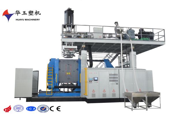 90/90kw Extruder Motor L-Ring Drum Blow Moulding Machine with Servo Motor Remote Control and Stainless Steel Hopper Material