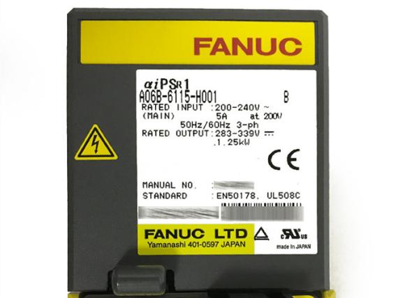 Industrial Robotics Parts Fanuc AC Servo Amplifier A06B-6115-H001 CNC Power Supply Module PSMR-1I