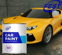 Peinture de voiture métallique bleu clair vert or Couleur solide PU Auto Refinish Coat