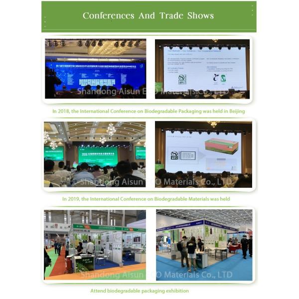 OEM полимолочная кислота PLA упаковочный пакет 10mic-200mic