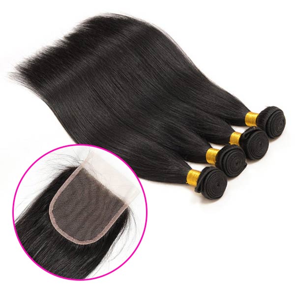 Unprocessed Indian Human Hair Bundles / Straight Indian Remy Hair Weave