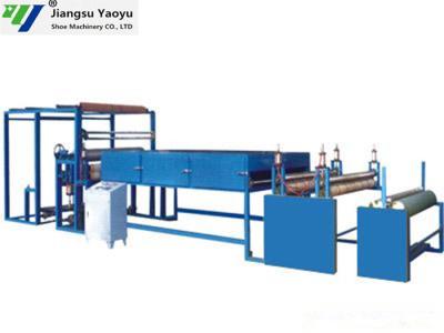 Máquina de estratificação de pano horizontal de dois cilindros para interiores do carro/brinquedo