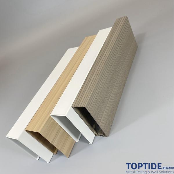 RAL9016 Hanging U Shape 100mm Linear False Ceiling Square Tube