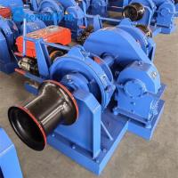 Capacité de câble personnalisée Le treuil hydraulique marin pour des charges de 1 à 75 tonnes en acier métallique