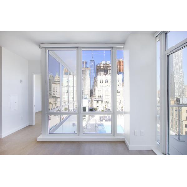 Façadas de alumínio exterior luz natural vidro parede da janela para o projeto