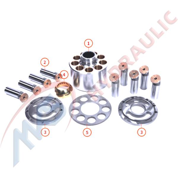 Komatsu Series Hydraulic Pump Accessories Variable Hydraulic Piston Pump Parts