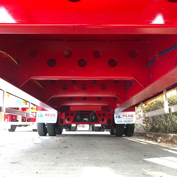 Cimc Huajun 3axle Lowbed Semi-Trailer High Tensile Steel Beam for Versatile Transport