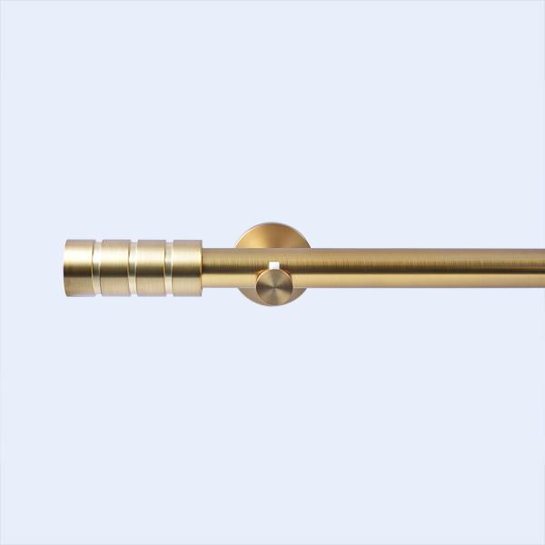 Rose Gold Coloured 25/28 mm Curtain Rod Set Pole Iron Curtain Tube Wholesale Curtain Rod