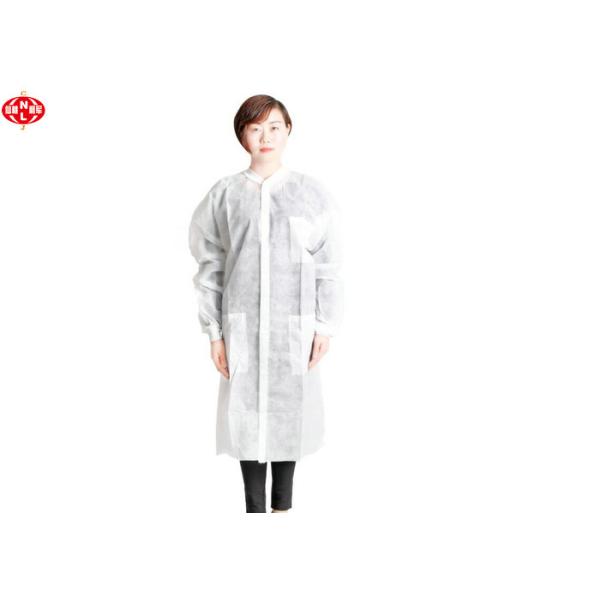 Capa disponible estática anti respirable del laboratorio 60gsm