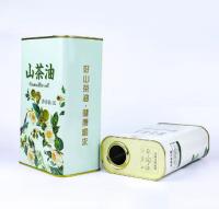 Cylindrical Round Olive Oil Tin Cans Food Packaging 20 Liter