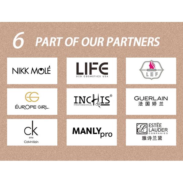 A03 Red Goat Hair Loose Powder Makeup Brush In Private Label Birch Wood Handle