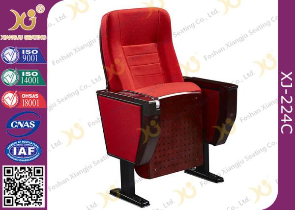 Special Design Iron Leg Auditorium Theatre Chair With Aluminum Alloy ABS Folding Table