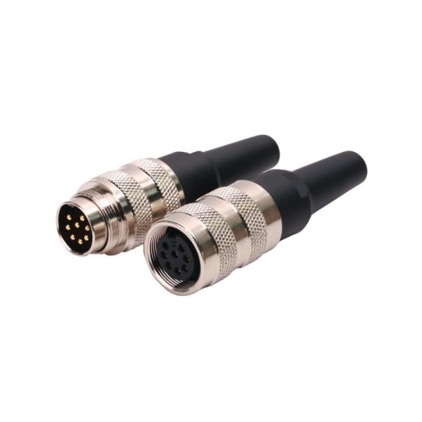 IP67 круговые электрические соединители, отлитый в форму прямой M16 Pin Pin 5 соединителя 6 для автоматизации