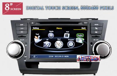 Stereo for Toyota Highlander Kluger 2008+ GPS Navigation Radio Multimedia Headunit DVD