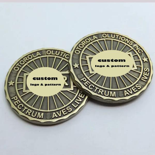カスタムメタルチャレンジコイン金メッキお土産収集品