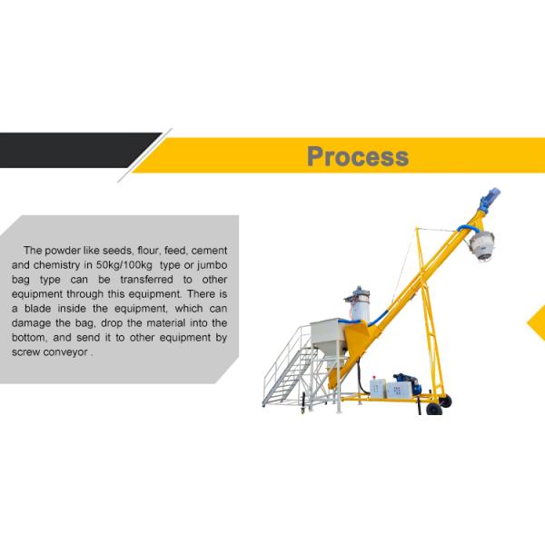 Portable Customized Stainless Steel Cement Screw Conveyor for Truck Unloading