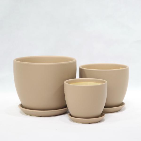Contemporary Ceramic Pots For Artificial Plants And Greenery Low Maintenance Decor